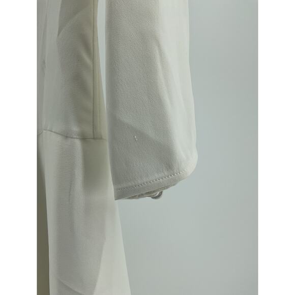 Khaite Midi Length White Acetate Dress Size XS - Picture 8 of 11